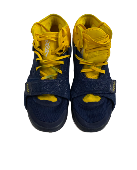 Joey Baker Michigan Basketball Player Exclusive "ZION" Shoes (Size 14)
