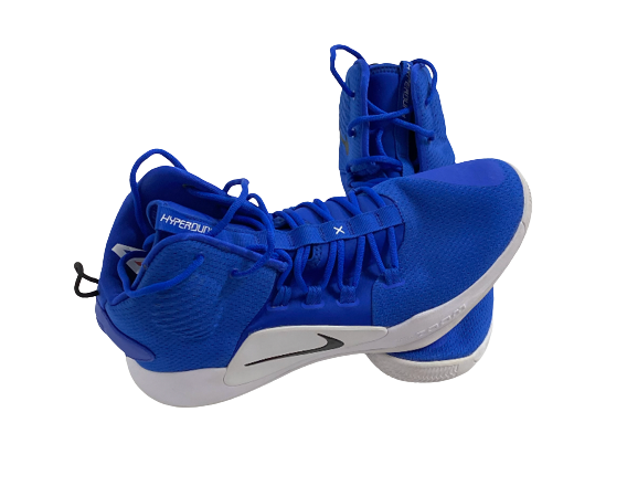 Joey Baker Duke Basketball Team Issued NIKE Hyperdunk Shoes (Size 14)