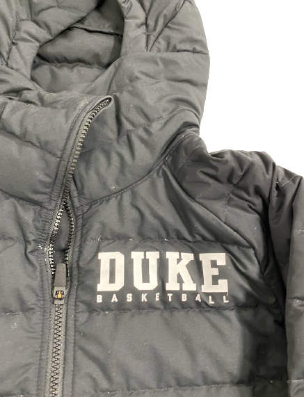 Joey Baker Duke Basketball Player Exclusive Winter Jacket (Size L)