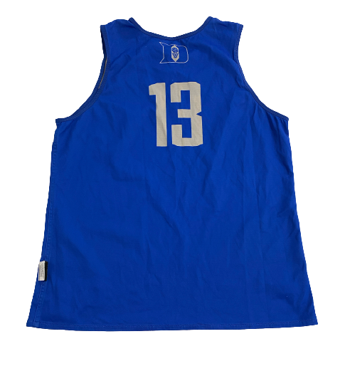 Joey Baker Duke Basketball Player Exclusive Reversible Practice Jersey (Size L)