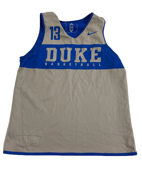 Joey Baker Duke Basketball Player Exclusive Reversible Practice Jersey (Size L)