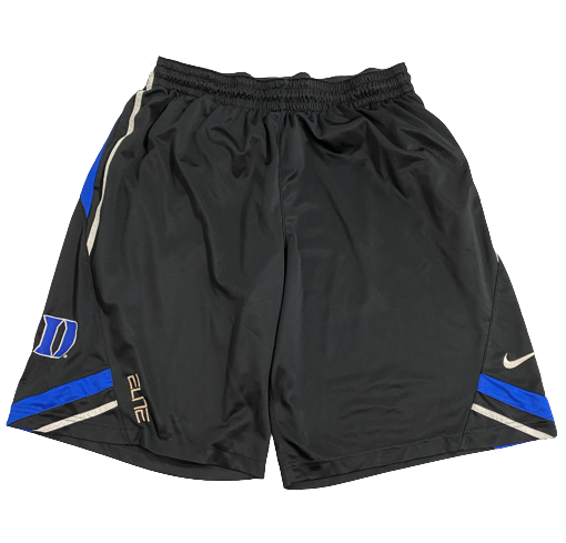 Joey Baker Duke Basketball Team Issued Workout Shorts (Size XL)