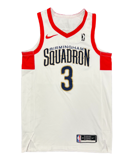 Riley LaChance Birmingham Squadron NBA G League GAME WORN Jersey (Size 48)
