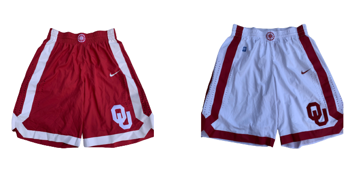 James Fraschilla Oklahoma Basketball Set of (2) Game Shorts (Size M) - Home & Away