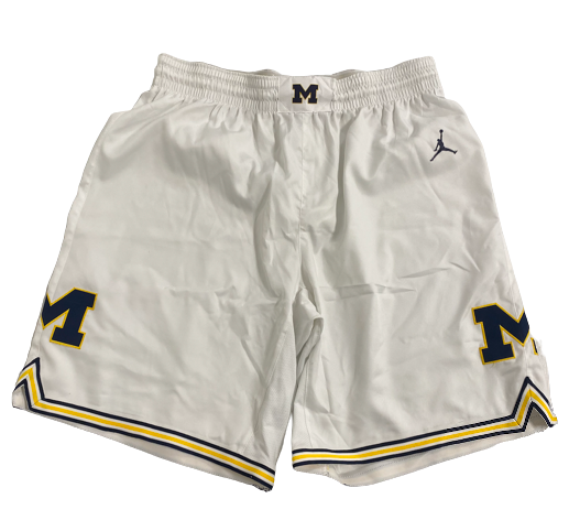 Gregg Glenn III Michigan Basketball 2022-2023 Season Game-Worn Shorts (Size 40)