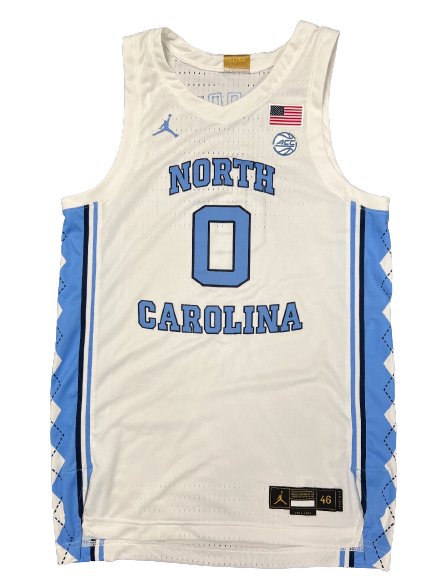 Anthony Harris North Carolina Basketball 2021-2022 Game Worn Jersey (Size 46)