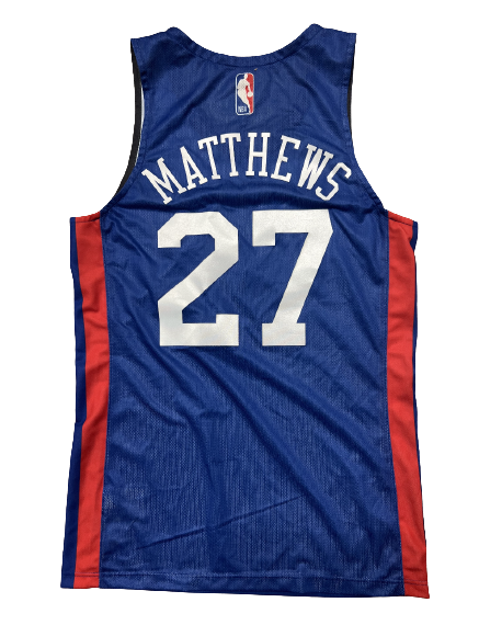 Charles Matthews Philadelphia 76ers Summer League Game Jersey (Size L)