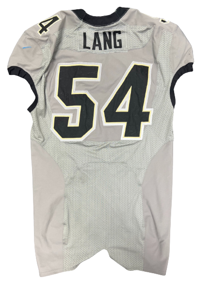 Terrance Lang Colorado Football Game Worn Grey Alternate Jersey (Size 44)