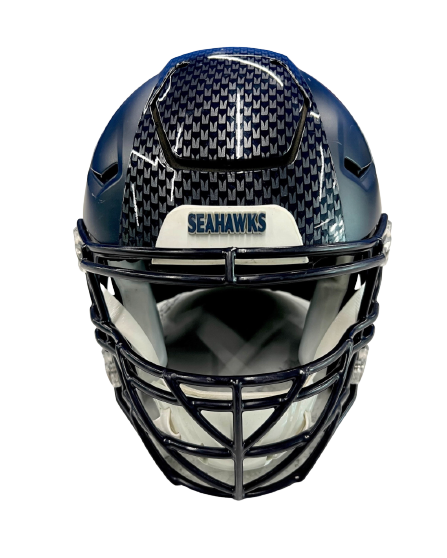 Seattle Seahawks Practice Worn / Game Issued Helmet - Riddell Speedflex (Size XL) - Obtained from Seahawks Offensive Lineman