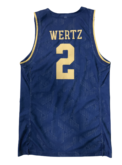Trey Wertz Notre Dame Basketball 2021-2022 Season Game Worn Jersey (Size L)