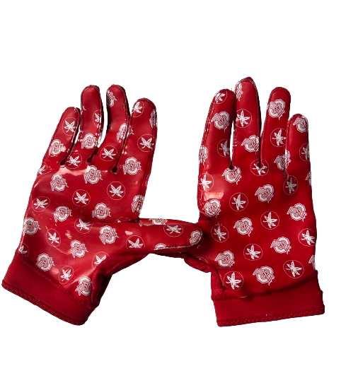 Chip Trayanum Ohio State Football Player Exclusive Gloves (Size 2XL)