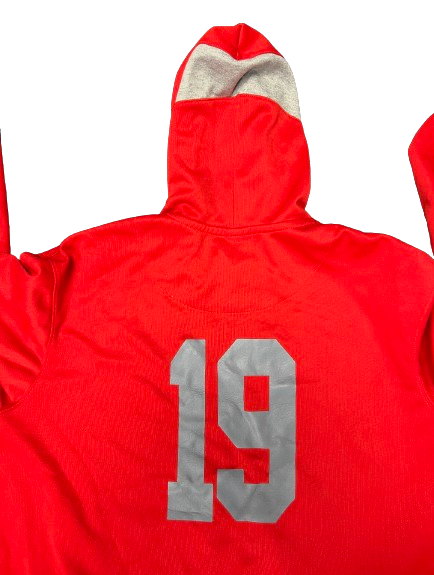 Chip Trayanum Ohio State Football Player Exclusive "LeBron" Pre-Game Warm-Up Sweatshirt WITH 