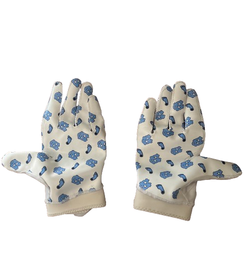Sebastian Cheeks North Carolina Football Player Exclusive Gloves (Size 3XL)