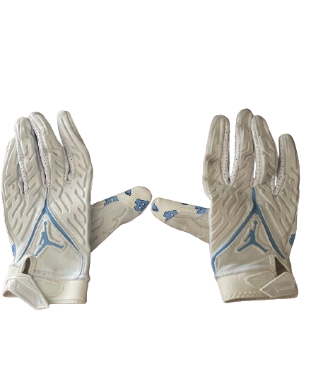Sebastian Cheeks North Carolina Football Player Exclusive Gloves (Size 3XL)