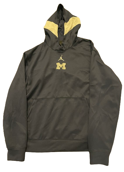A.J. Henning Michigan Football Team Issued Sweatshirt (Size L)
