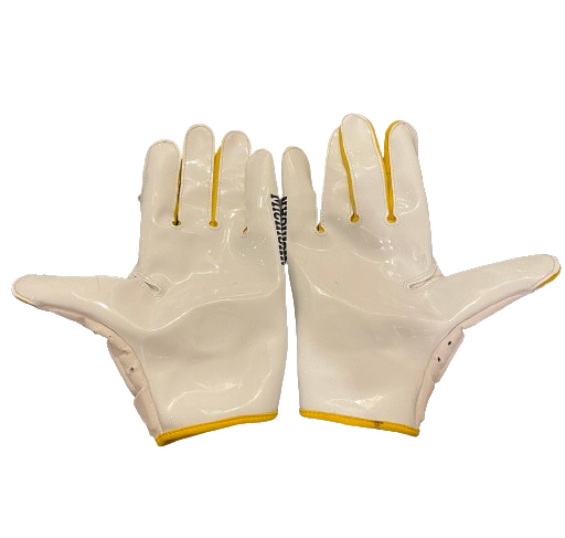 A.J. Henning Michigan Football Player Exclusive Gloves (Size XL)