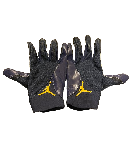 A.J. Henning Michigan Football Player Exclusive Gloves (Size 2XL)