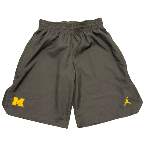 A.J. Henning Michigan Football Team Issued Workout Shorts (Size L)