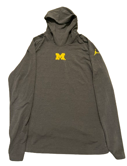 A.J. Henning Michigan Football Player Exclusive Performance Hoodie (Size L)
