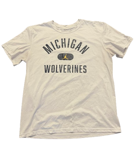 Michigan Football Player Exclusive Workout Shirt (Size L)