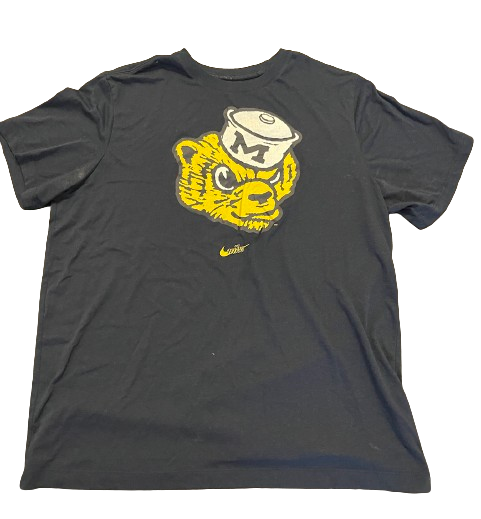 Michigan Football Team Issued T-Shirt (Size L)