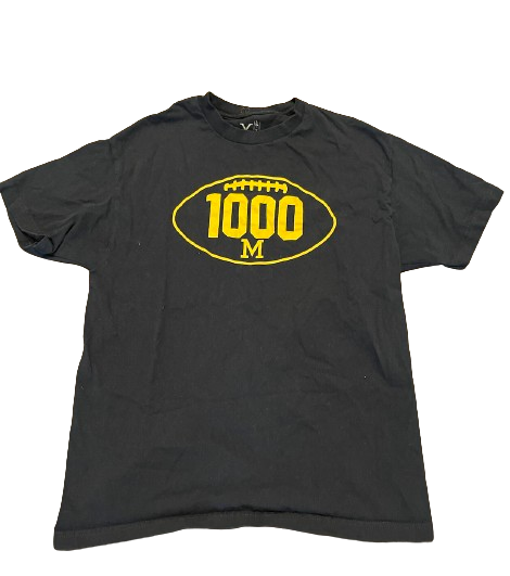 Michigan Football "1000 Wins" T-Shirt (Size L)
