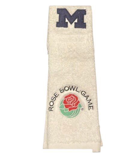 Michigan Football Player Exclusive Rose Bowl Game Towel