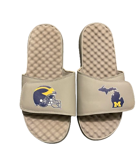 Darrius Clemons Michigan Football Player Exclusive Slides (Size 13)