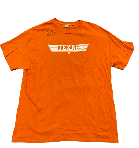 Molly Phillips Texas Volleyball SIGNED Team Issued "PREPARE FOR TAKEOFF" T-Shirt (Size XL)