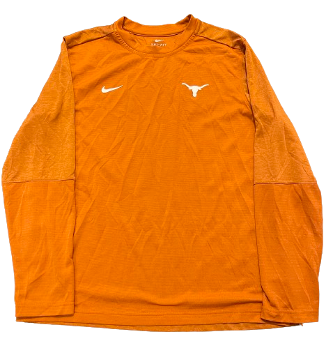 Molly Phillips Texas Volleyball Team Issued Long Sleeve Premium Pullover Shirt (Size XL)