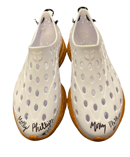 Molly Phillips Texas Volleyball SIGNED Player Exclusive Kane Footwear Shoes (Size 13)
