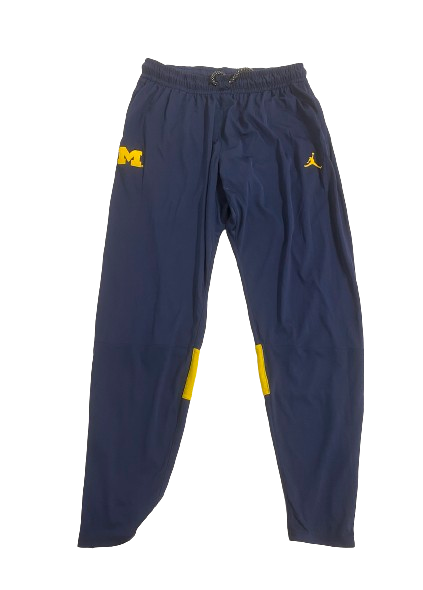 Cade McNamara Michigan Football Player Exclusive Travel Sweatpants (Size L)