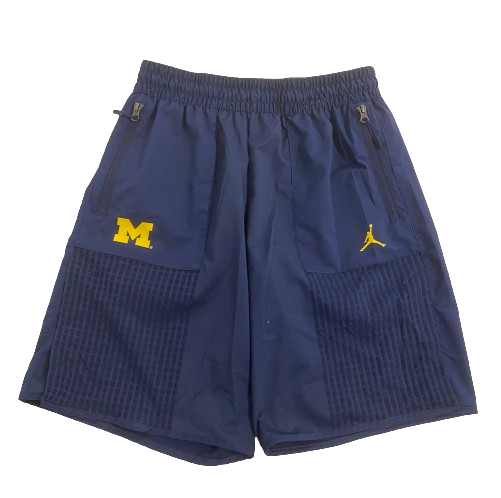 Cade McNamara Michigan Football Player Exclusive Premium Shorts (Size L)