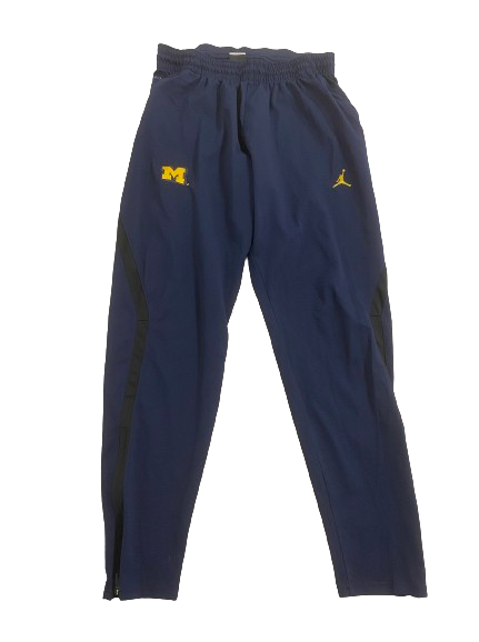 Cade McNamara Michigan Football Player Exclusive Travel Sweatpants (Size XL)