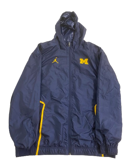 Cade McNamara Michigan Football Player Exclusive Premium Windbreaker Jacket (Size XL)