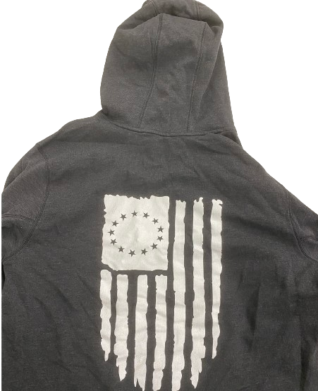 Cade McNamara Michigan Football "ARMY NATIONAL GUARD" NIL Deal Sweatshirt (Size XL) & T-Shirt (Size L)