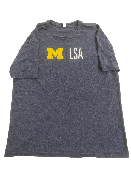 Cade McNamara Michigan Football Weightlifting Shorts (Size L) & T-Shirt (Size XL)