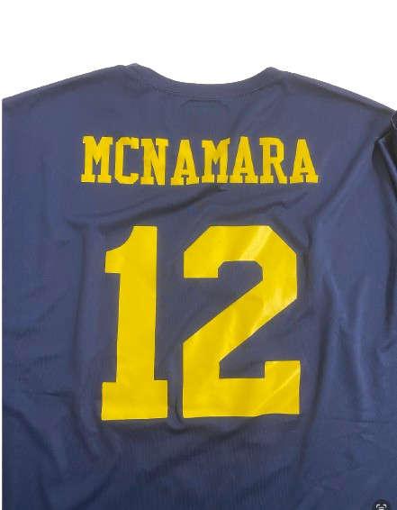 Cade McNamara Michigan Football Player Exclusive "OUR STATE" Michigan Team Trip T-Shirt with Name & 