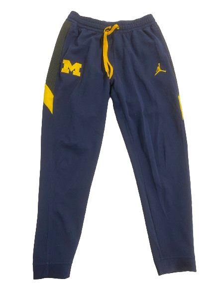 Cade McNamara Michigan Football Player Exclusive Travel Sweatpants (Size L)