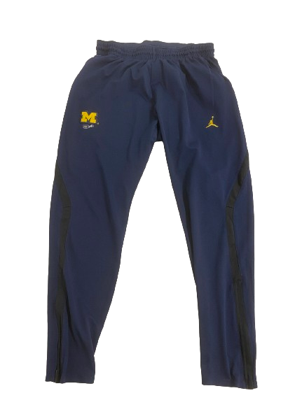 Cade McNamara Michigan Football Player Exclusive Travel Sweatpants (Size XL)