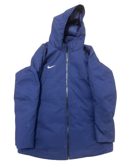 Cade McNamara Michigan Football Team Issued NIKE Winter Coat (Size XL)