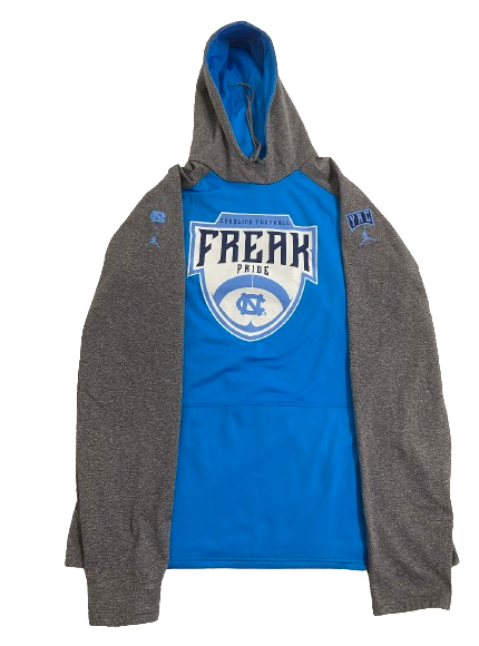 Beau Corrales North Carolina Football Player Exclusive "FREAK PRIDE" "Yards After Catch" Sweatshirt (Size 2XL)