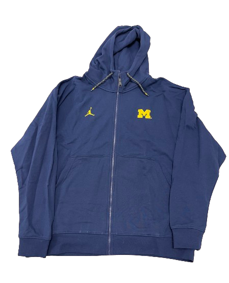 Alan Bowman Michigan Football Team Issued Travel Jacket (Size 2XL)