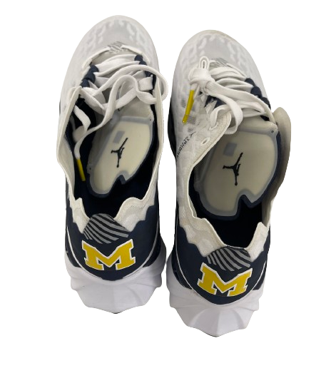 Alan Bowman Michigan Football Player Exclusive Shoes (Size 12.5)