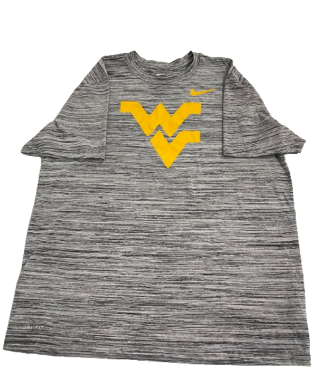 Jarret Doege West Virginia Football Team Issued Workout Shirt (Size XL)