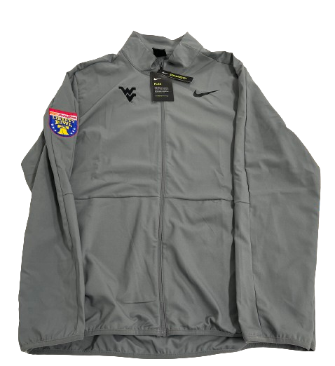 Jarret Doege West Virginia Football Player Exclusive Premium Liberty Bowl Jacket (Size XL)
