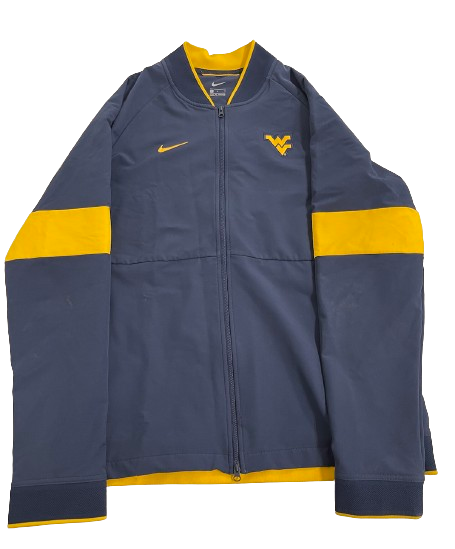 Jarret Doege West Virginia Football Player Exclusive Travel Jacket (Size L)