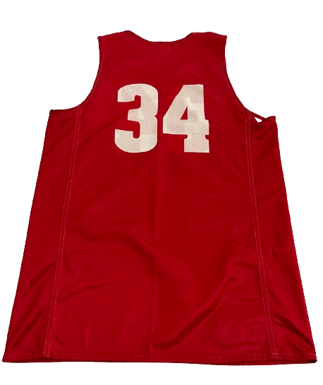 Brad Davison Wisconsin Basketball Player Exclusive 2019 Reversible Practice Worn Jersey (Size L)