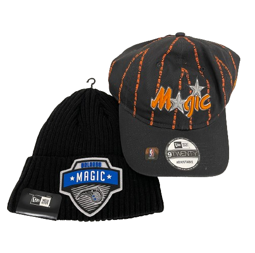 Orlando Magic Team Issued Set of (2) Hats