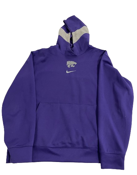 Cam Carter Kansas State Basketball Team Issued Travel Sweatshirt (Size L)